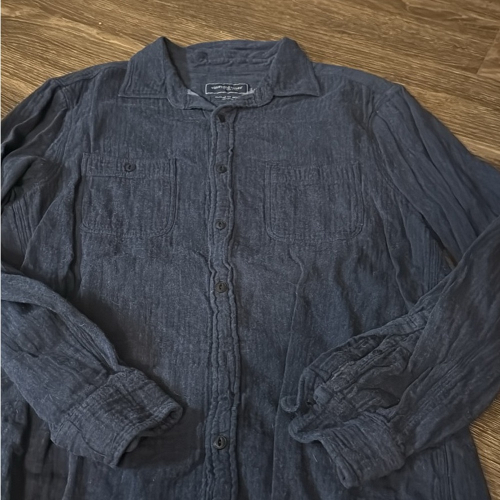 Vineyard Vines Navy Classic Fit Shirt